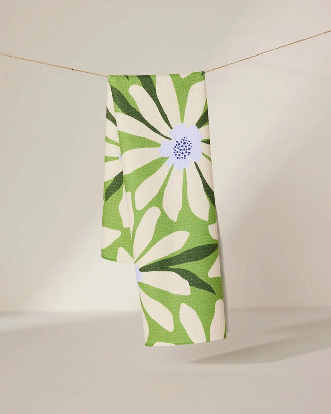 GEOMETRY BLISS AND BLOOM TEA TOWEL