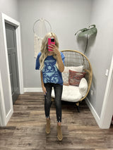RVCA BLUE BAGGIE TEE