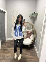 SPORT GREY 21 VARSITY CREW SWEATSHIRT TOP