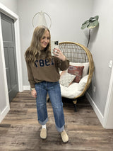 BROWN 1987 VARSITY CREW SWEATER TOP