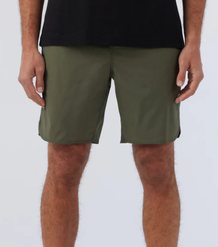 MENS ONEILL ARMY TRAVELER CAMINO 18" HYBRID SHORTS
