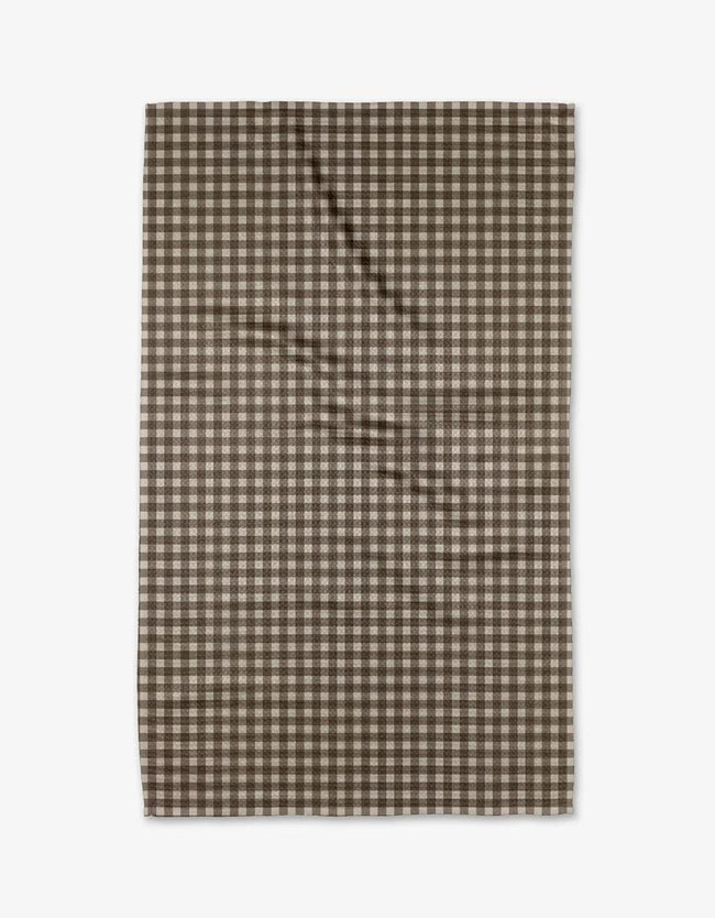 GEOMETRY WHIDBEY CHECKERED TEA TOWEL
