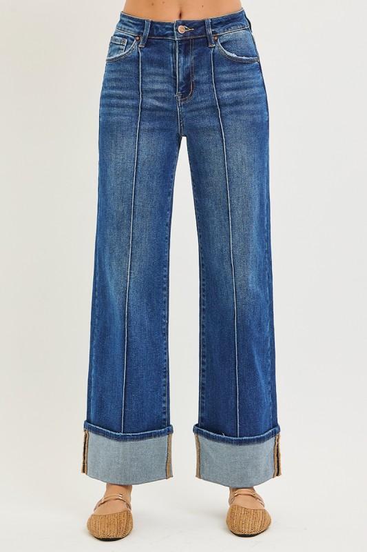 PAYTON HIGH RISE CUFF DENIM JEANS