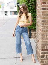 MISTY SEAM DETAIL DENIM JEANS