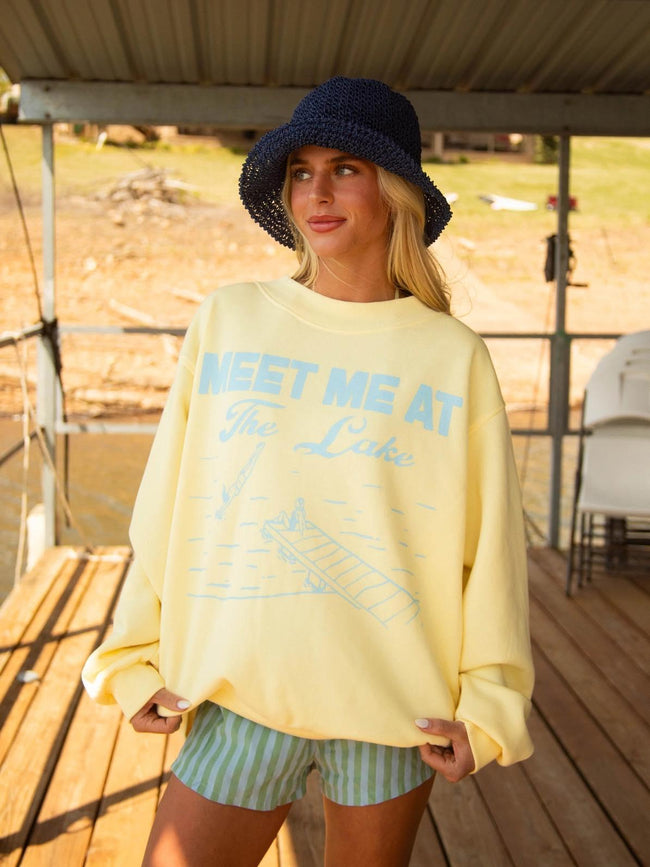 MEET ME AT LAKE MOCKNECK SWEATSHIRTS