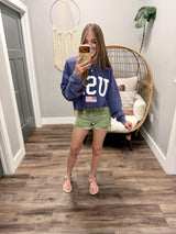 USA NAVY CORDED SWEATSHIRT
