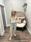 AMY BLUE SHORT SLEEVE CARDIGAN TOP