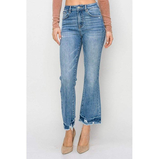 RAVEN MEDIUM WASHED ANKLE JEANS
