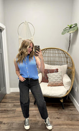 MADISON BLUE KNIT SWEATER TANK TOP