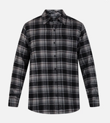 MENS HURLEY PORTLAND ORGANIC FLANNEL BLACK