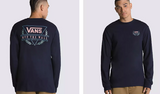 MENS VANS CRESTED SHAPER LONG SLEEVE TEE