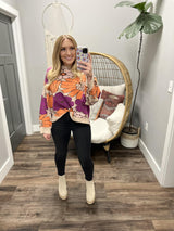 MARLIE FLORAL SWEATER TOP
