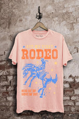 PINK WASHED NOT MY FIRST RODEO TEE