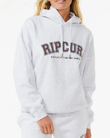 RIPCURL VARISTY HEATHER GREY HOODIE
