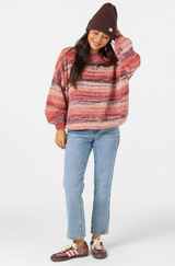 ONEILL BAYOU STRIPE SWEATER TOP