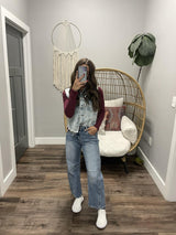 TRACY LIGHT ACID WASH DENIM VEST