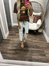 ELEMENT SMOKEY BEAR TEE CHOCOLATE BROWN