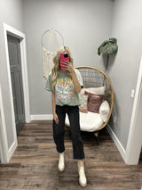 SAGE FREE BIRD GRAPHIC TEE