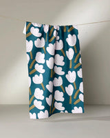 GEOMETRY TULIPS TEA TOWEL