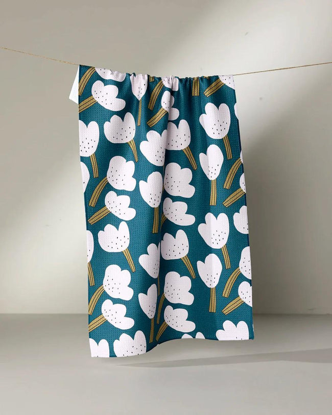 GEOMETRY TULIPS TEA TOWEL
