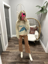 SAND COLORADO CREW SWEATER TOP