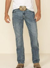 WRANGLER MEN'S RETRO SLIM FIT BOOTCUT JEANS