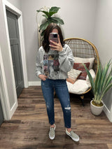 HEATHER GREY NEW ERA CREW SWEATER
