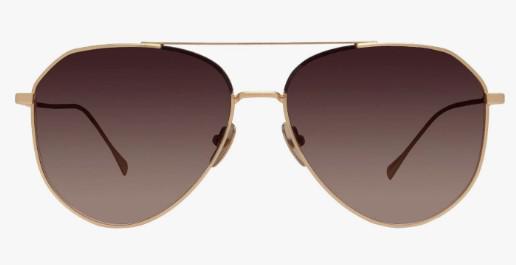 DASH GOLD BRUSHED DIFF SUNGLASSES
