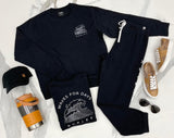BLACK HURLEY CROWN FLEECE JOGGER PANT