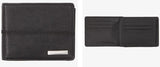 QUIKSILVER BLACK STITCHY TRI FOLD WALLET
