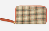 PLAID FAWN DESIGN WALLET