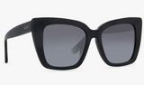 LIZZY MATTE BLACK DIFF SUNGLASSES