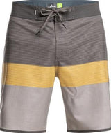 QUIKSILVER MUSTARD/OLIVE CHARCOAL TIJUANA 19" BOARDSHORTS