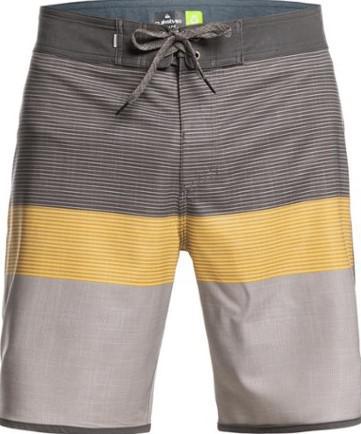 QUIKSILVER MUSTARD/OLIVE CHARCOAL TIJUANA 19" BOARDSHORTS
