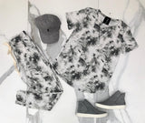 GREY TIE DYE SHORT SLEEVE