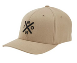 NIXON EXCHANGE KHAKI/BLACK FLEXFIT HAT