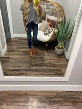 NAVY STRIPE TOP