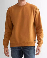 MENS RVCA CAMEL DAY SHIFT CREW SWEATER