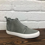 GREY ELASTIC SHOES
