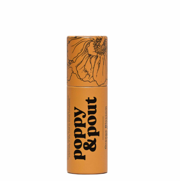 ORANGE BLOSSOM POPPY & POUT LIP BALM