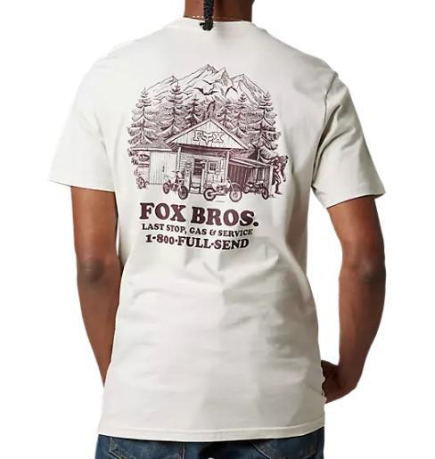 MENS FOX VINTAGE WHITE OUT AND ABOUT PREMIUM TEE