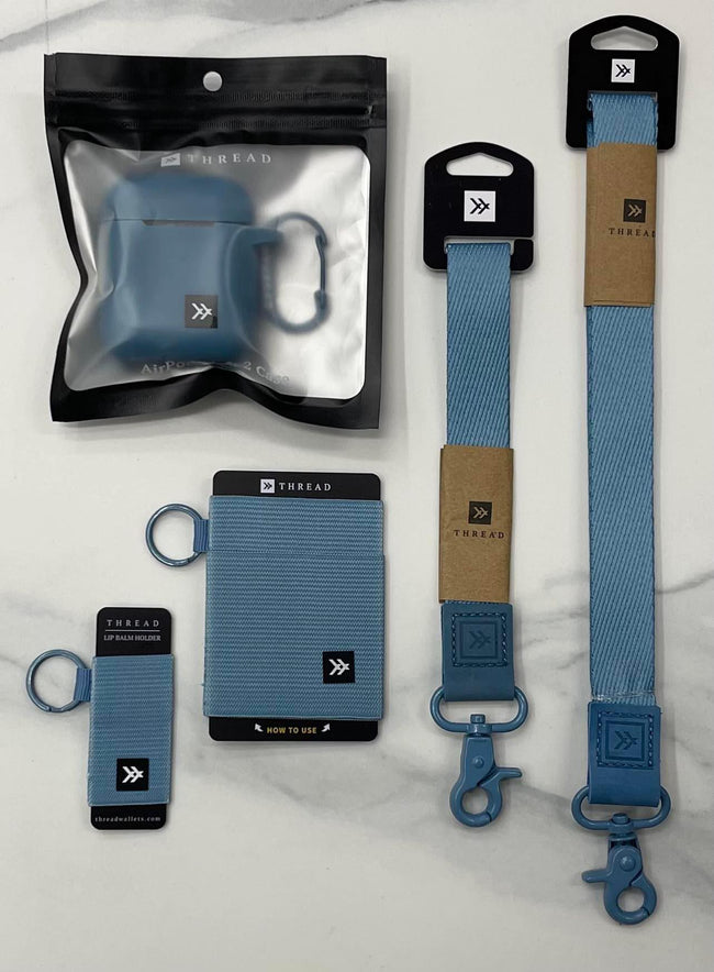 SURF BLUE THREAD WRIST LANYARD