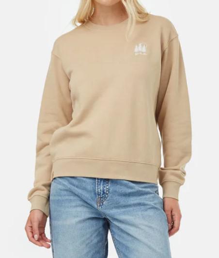 TENTREE IRISH CREAM SPRUCE CREW SWEATER