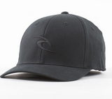 BLACK WAVE MENS RIP CURL FLEXFIT HAT