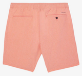 O'NEILL RESERVE 18" ELASTIC WAIST CORAL