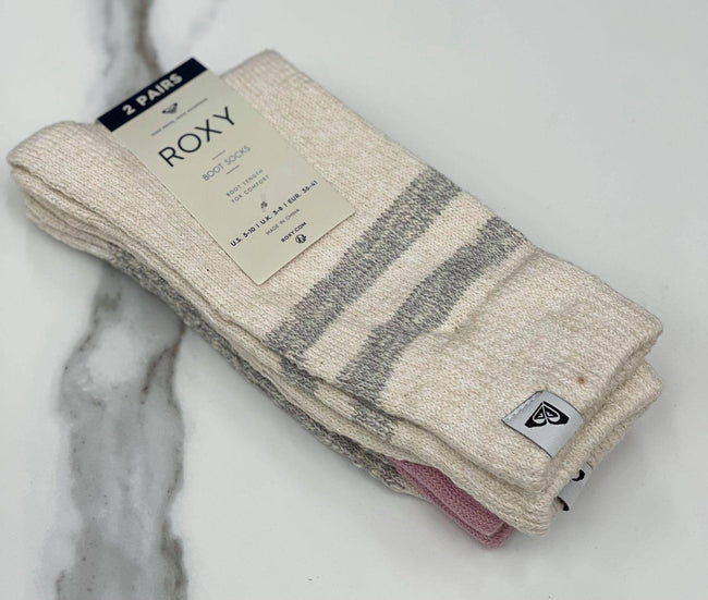 ROXY 2 PACK BOOT SOCKS