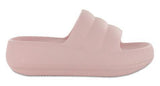 MIA PUFF PLATFORM SLIDES BLUSH