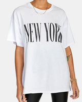 RVCA OVERSIZED NY-LA TEE
