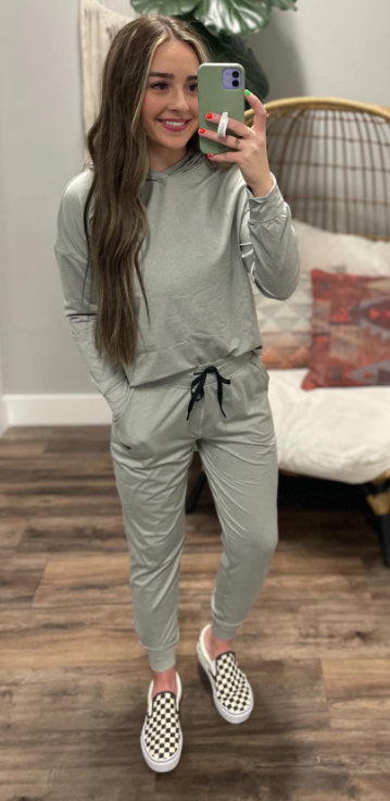 ROXY NATURALLY ACTIVE GREY ROXY HOODIE