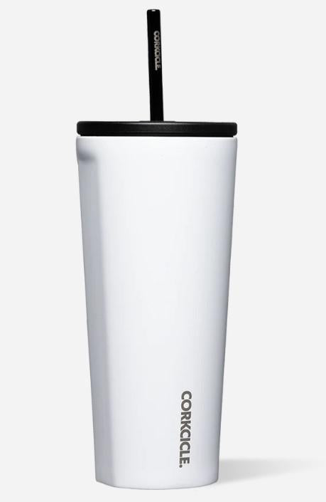 CORKCICLE COLD CUP 24OZ TUMBLER GLOSS WHITE